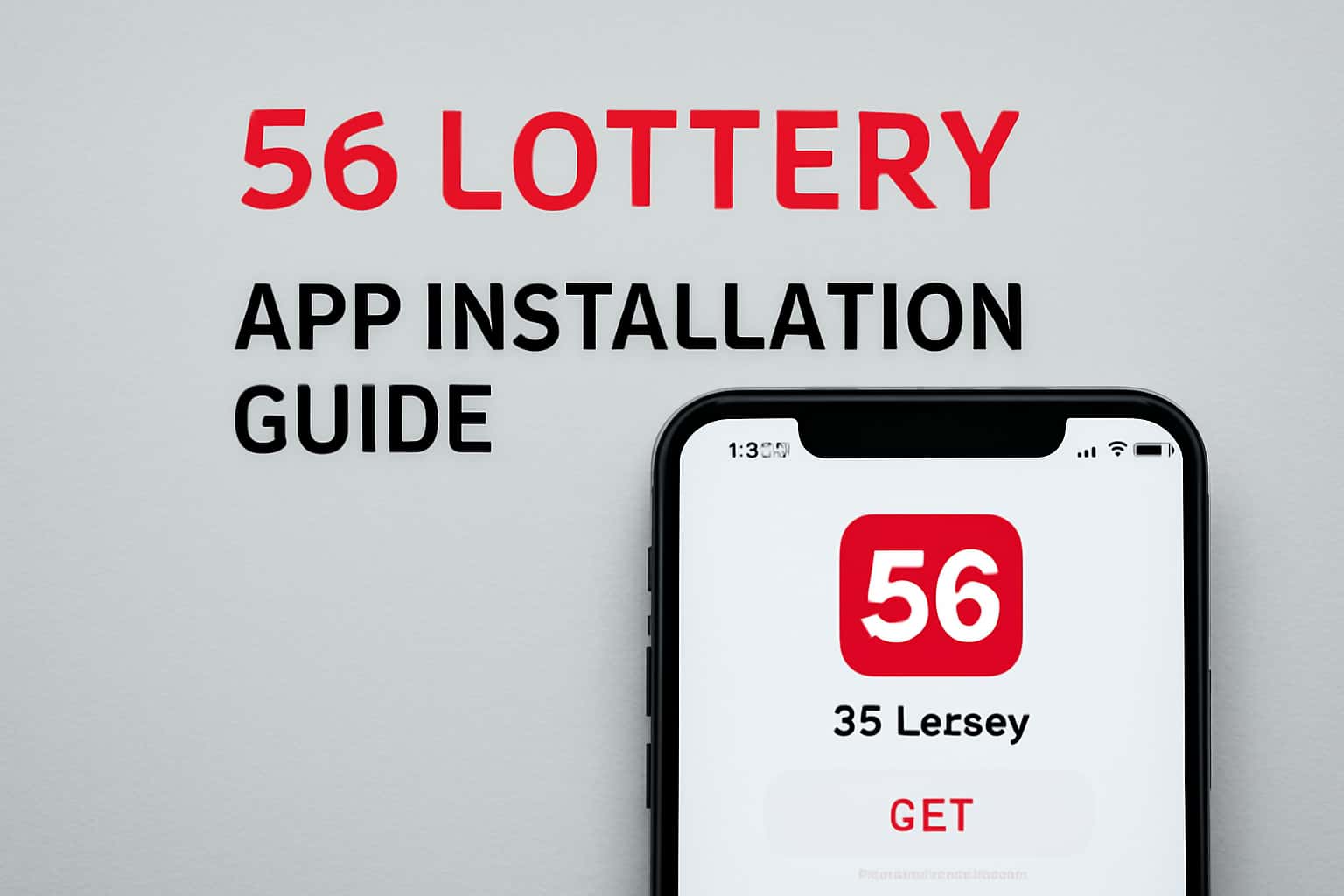 An informative scene depicting the 56 Lottery App Installation Guide with a focus on app setup steps.