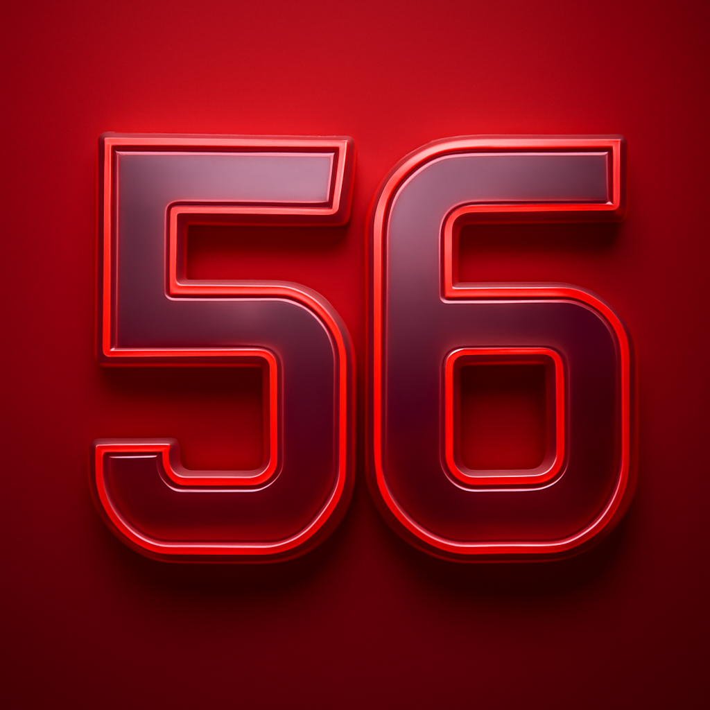 A badge icon depicting the reliability of 56 Lottery, emphasizing safety and support.