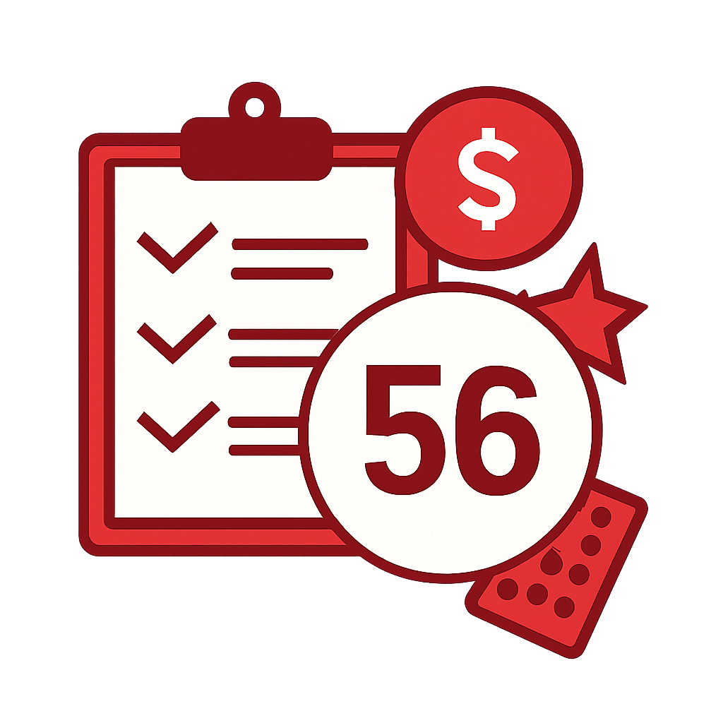 A diagram illustrating the reliability aspects of 56 Lottery, focusing on user safety measures.