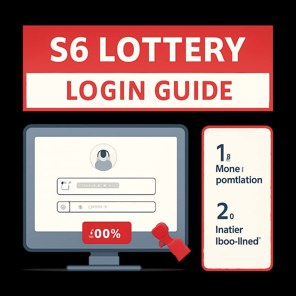 Illustration relating to the 56 Lottery Login process.