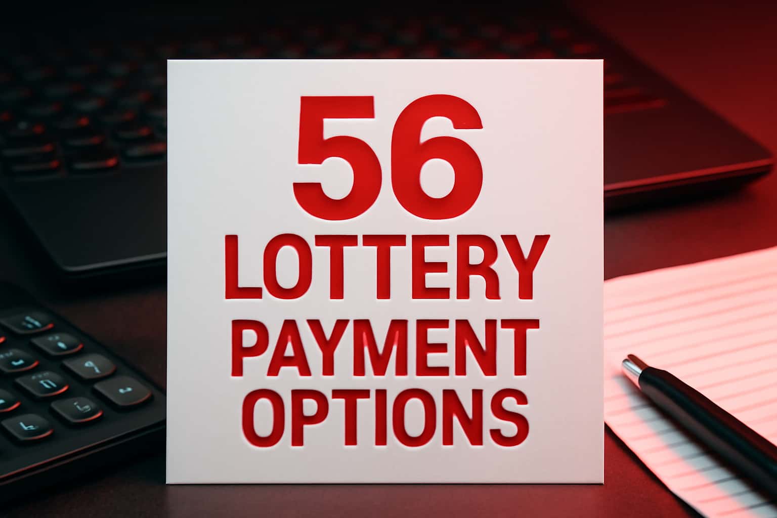 An educational visual representation of payment options in the 56 Lottery platform.