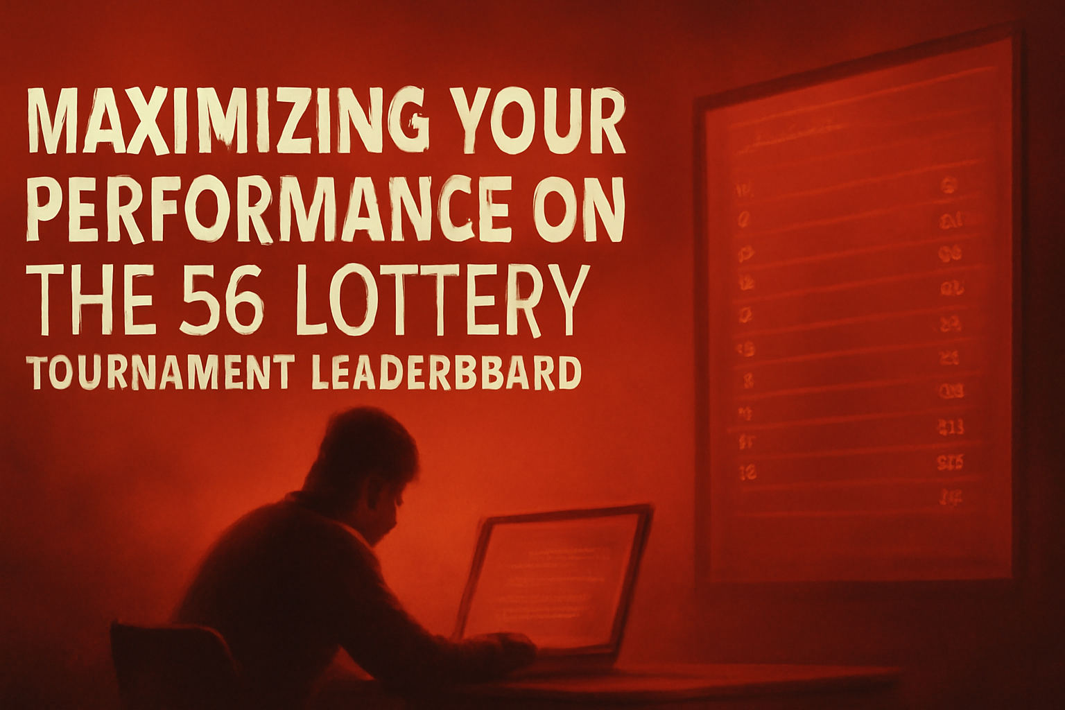 An informational scene depicting the process of verifying a 56 Lottery account.