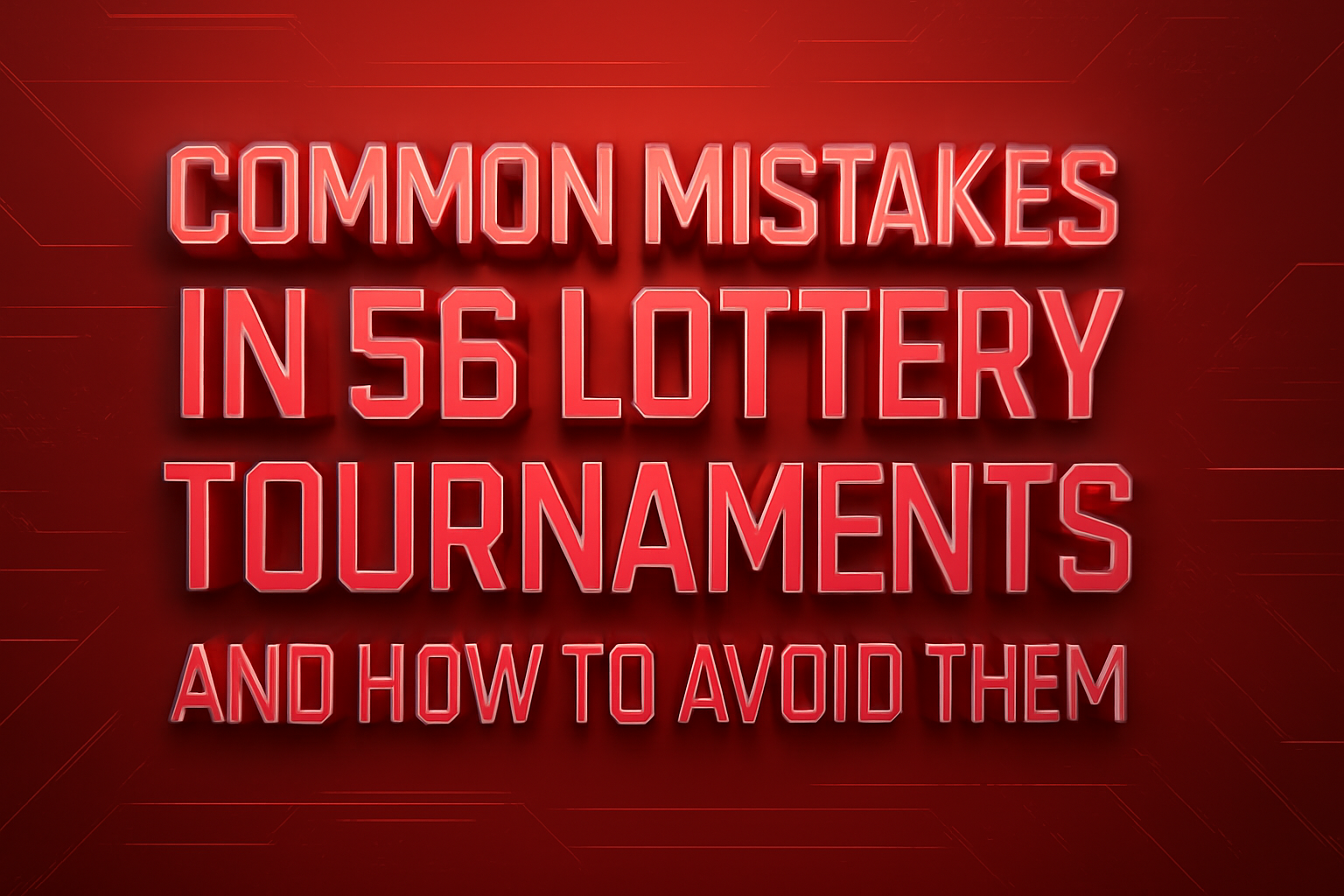 Informational scene depicting the Troubleshooting 56 Lottery Issues guide.