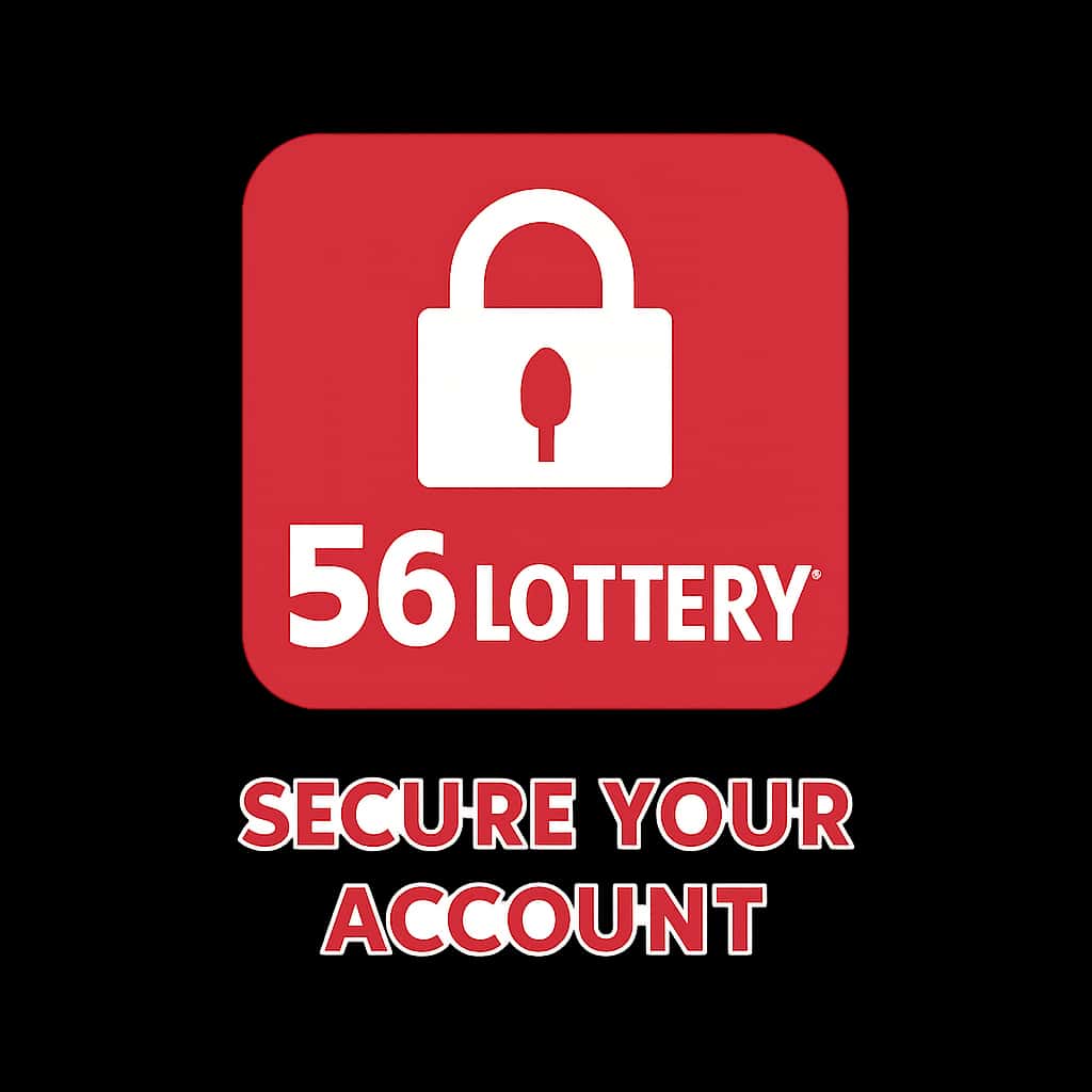 Icon representing account security for 56 Lottery.