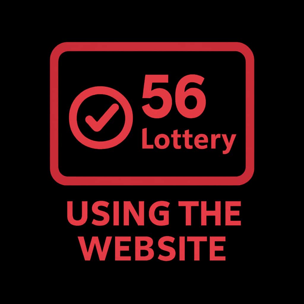 Icon representing the 56 Lottery website help resources.